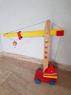 Kraan houten speelgoed houtenkraan nostalgie vintage, Ophalen of Verzenden, Zo goed als nieuw, Overige typen