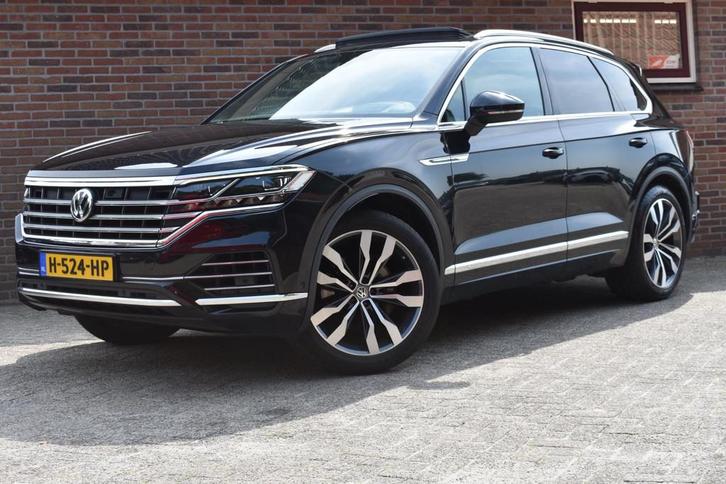 Volkswagen Touareg 3.0 TDI R-Line '19 Pano LED Leder Clima N, Auto's, Volkswagen, Bedrijf, Te koop, Touareg, 4x4, ABS, Achteruitrijcamera