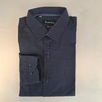 Heren overhemd lange mouw, shirt, Claude Vigo, XL, Blauw, Claude Vigo, Ophalen of Verzenden, Gedragen