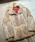 Bontjas Konijnenbont - Maat S Bruin, Ophalen of Verzenden, Zo goed als nieuw, Maat 36 (S), Bruin