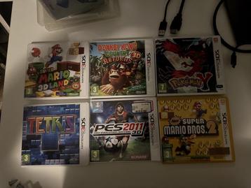 6 Nintendo 3DS games, oa Pokemon Y, Mario en Donkey Kong beschikbaar voor biedingen