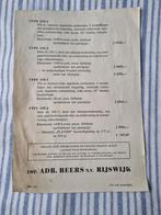 JAWA prijslijst 23 febr. 1957, Ophalen of Verzenden, Gelezen, Overige merken