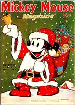 Mickey Mouse 1937 | Walt Disney kerstkaart, Verzamelen, Verzenden, 1920 tot 1940, Ongelopen, Feest(dag)