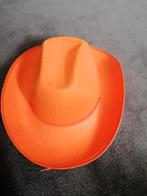 Oranje Cowboyhoed - Perfect voor Koningsdag!, Maat 42/44 (L), Zo goed als nieuw, Accessoires, Geen merk