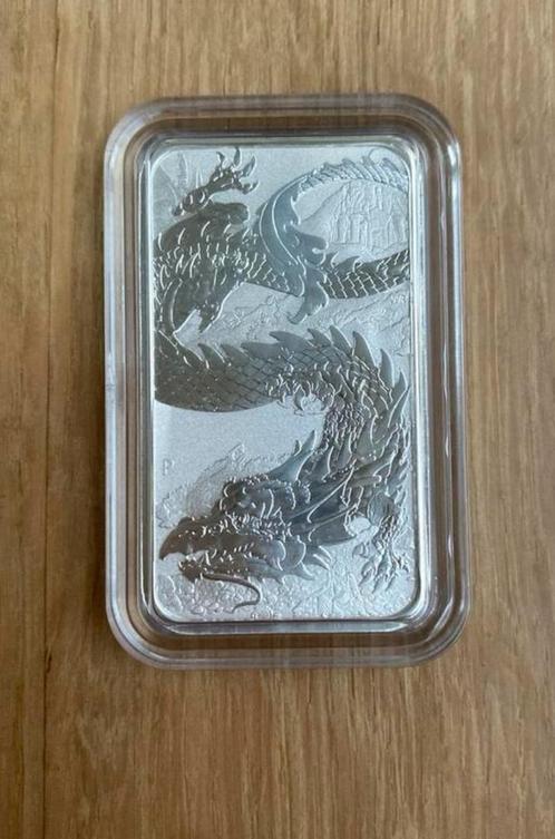 Capsules passend voor dragon rectangular muntbaren !NIEUW!, Postzegels en Munten, Edelmetalen en Baren, Zilver, Ophalen of Verzenden