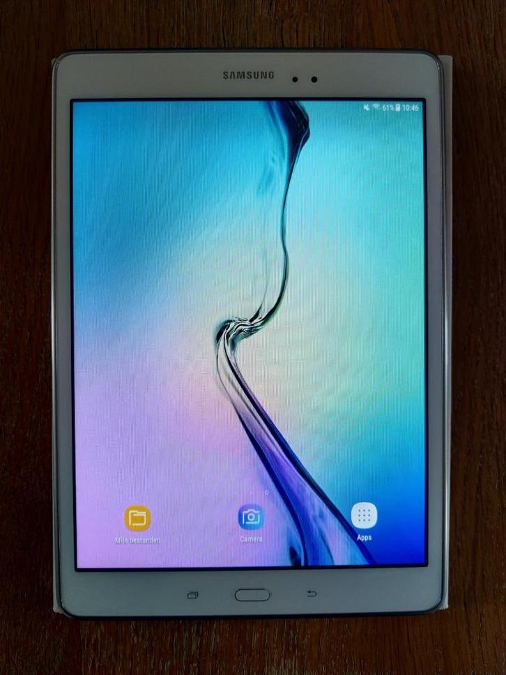 Samsung Galaxy Tab A SM-T550 16GB wit met cover, Computers en Software, Android Tablets, Zo goed als nieuw, Wi-Fi, 9 inch, 16 GB