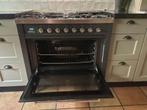 Boretti gasfornuis zwart, Witgoed en Apparatuur, Fornuizen, Gebruikt, Ophalen of Verzenden, Warmhoudplaat, Gas