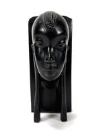 601. Houten Makonde beeld, 2e helft 20e eeuw, Oost-Afrika