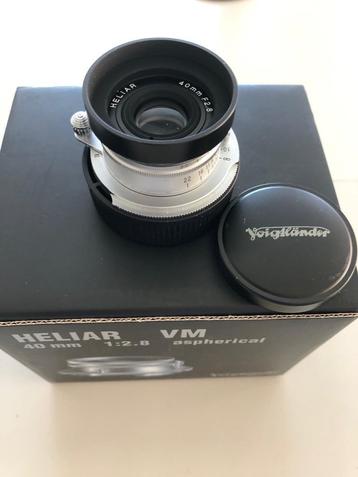 Voigtlander Heliar VM 40mm 2.8 aspherical (Leica M vatting) beschikbaar voor biedingen