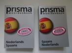 prisma woordenboeken set Spaans, Ophalen of Verzenden, Zo goed als nieuw, Prisma of Spectrum, Spaans