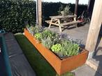 Bloembakken van cortenstaal - op maat gemaakt, Tuin en Terras, Bloembakken en Plantenbakken, Ophalen, Nieuw, Metaal, 100 cm of meer