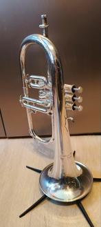 Courtois Bugel Flugelhorn Type 154, Ophalen of Verzenden, Gebruikt, Overige typen, Met koffer