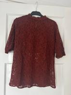 Studio Anneloes Shirt Kant Steenrood XL, Kleding | Dames, Ophalen of Verzenden, Maat 46/48 (XL) of groter, Rood, Korte mouw