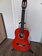 Gitaar + standaard en hoes, Muziek en Instrumenten, Snaarinstrumenten | Gitaren | Akoestisch, Ophalen, Zo goed als nieuw, Klassieke of Spaanse gitaar