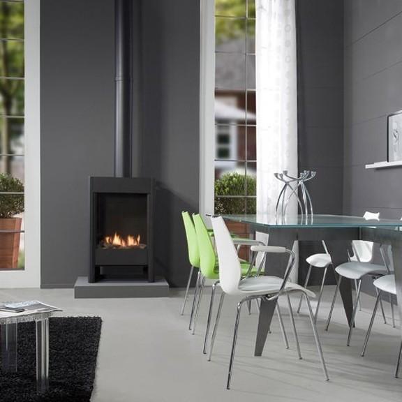 Faber vrijstaande gashaard model Farum, Huis en Inrichting, Haarden, Gebruikt, Gashaard, Ophalen