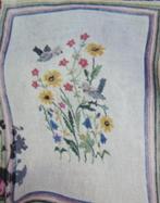 Borduurpatroon  Veldbloemen met vogeltjes   nr 9519, Hobby en Vrije tijd, Borduren en Borduurmachines, Verzenden, Nieuw, Handborduren