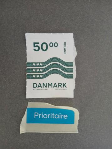 Denemarken Postzegel 50 Kronen - Gestempeld beschikbaar voor biedingen