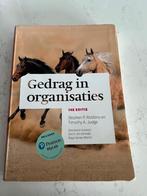 Gedrag in organisaties, Boeken, Studieboeken en Cursussen, Ophalen of Verzenden, Zo goed als nieuw, HBO, Stephen P. Robbins; Timothy A. Judge