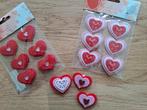 15 stuks Vilt Hartjes, Hobby en Vrije tijd, Vilt, Ophalen of Verzenden, Nieuw, Los Vilt