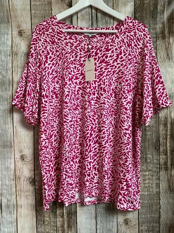 Nieuw Super mooi roze Sandwich shirt met print (Maat XXL) beschikbaar voor biedingen