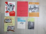 7 Philips folders voor grammofoons (jaren 60), Boeken, Catalogussen en Folders, Ophalen of Verzenden, Gelezen, Folder