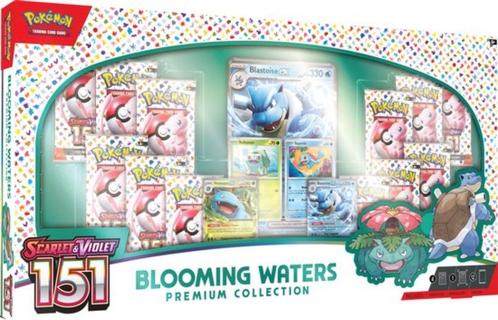 Pokémon - Blooming Waters Premium Collection - Pokémon Kaart, Hobby en Vrije tijd, Verzamelkaartspellen | Pokémon, Nieuw, Boosterbox