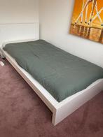 Wit IKEA bed met nieuw matras, 90 cm, Ophalen of Verzenden, Eenpersoons, Wit