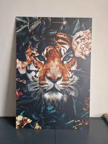 Prachtig Tijger Schilderij beschikbaar voor biedingen