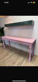 Sidetable, Ophalen, Gebruikt, 100 tot 150 cm, Overige houtsoorten