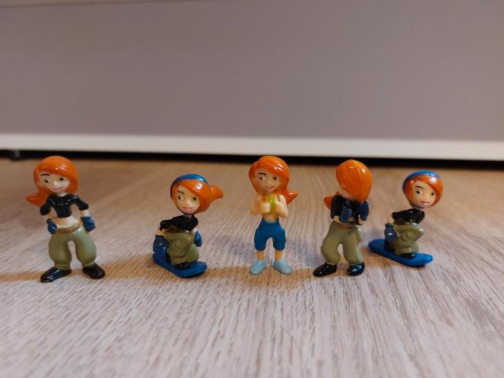 Kim possible poppetjes 4 cm, Verzamelen, Poppetjes en Figuurtjes, Ophalen of Verzenden