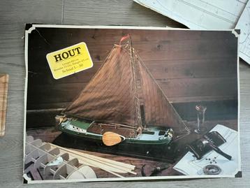 Authentic Shipmodels Amsterdam Tjalk beschikbaar voor biedingen