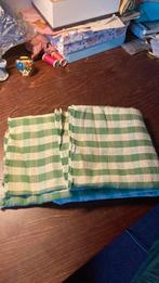 Lap stof geruit groen linnen katoen, Hobby en Vrije tijd, Stoffen en Lappen, 120 cm of meer, Ophalen of Verzenden, Katoen, Nieuw