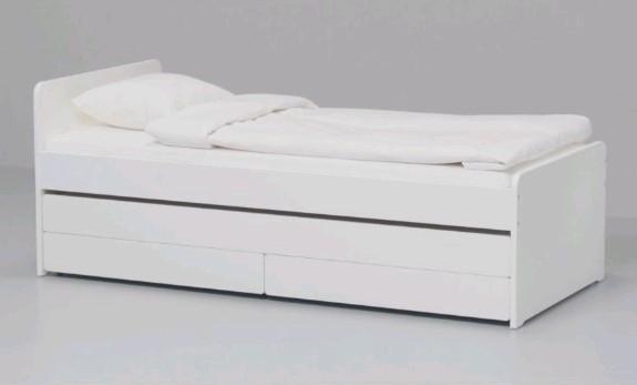 1 persoonsbed met uitschuifbaar bed en 2 lades, Huis en Inrichting, Kasten | Schoenenkasten, Zo goed als nieuw, Ophalen