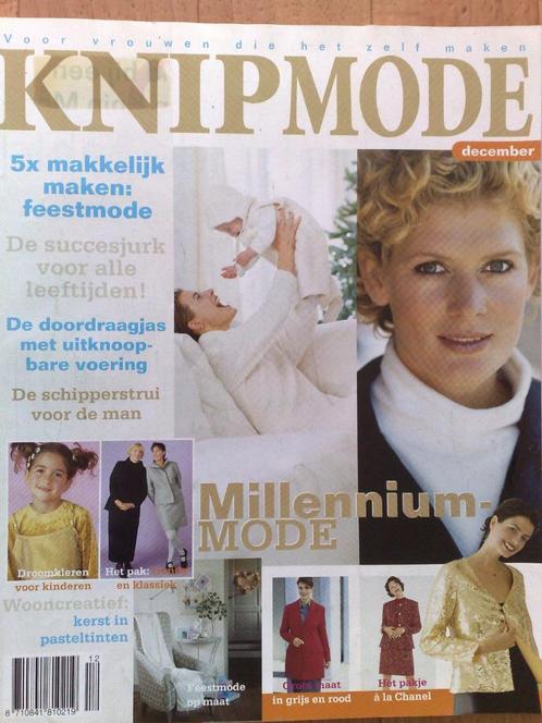 Knipmode december nr. 12 / 1999, Hobby en Vrije tijd, Kledingpatronen, Gebruikt, Vrouw, Knipmode, Verzenden