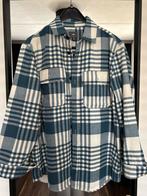 H&M Blauw-Wit Geruit Overhemd jas maat L, Blauw, Ophalen of Verzenden, Zo goed als nieuw, Overige halswijdtes