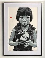JEF AÉROSOL : ingelijste zeefdruk. Sold out, Antiek en Kunst, Kunst | Litho's en Zeefdrukken, Ophalen of Verzenden