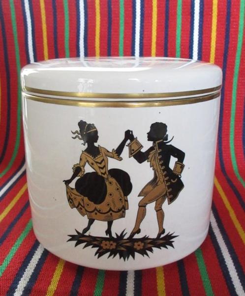 Zuid-Holland dekselpot keramiek vintage aardewerk snoep pot, Antiek en Kunst, Curiosa en Brocante, Ophalen of Verzenden