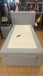 Totaalbed grijs met nachtkastje, Ophalen, Eenpersoons, X, Grijs