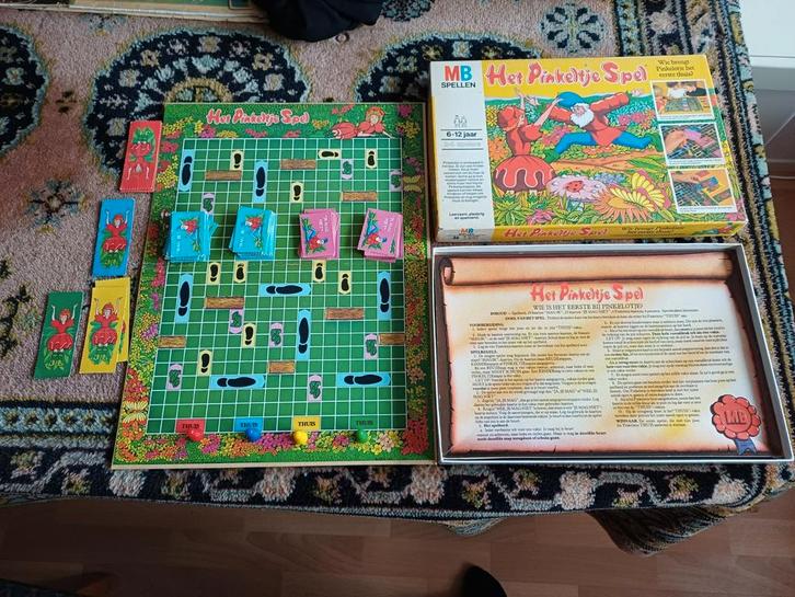 Nostalgisch Het Pinkeltje Spel - MB Spellen, Hobby en Vrije tijd, Gezelschapsspellen | Bordspellen, Ophalen of Verzenden