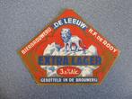 Bier etiket De Leeuw HF de Rooy Vessem, Ophalen of Verzenden, Gebruikt, Overige typen, Leeuw