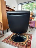 Vintage design leren Artifort F142 fauteuil, jaren 60, Huis en Inrichting, Fauteuils, Ophalen, Gebruikt, -, -