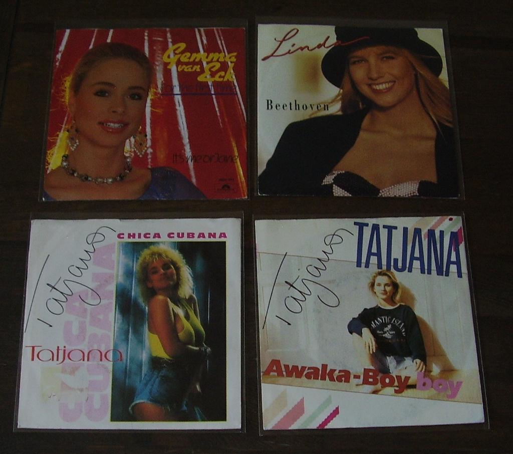 vinyl-singles 7 inch Gemma + Linda + Tatjana, Gebruikt, 7 inch, Single, Ophalen of Verzenden