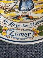 Royal Goedewaagen Seizoen bord / wandbord Zomer €10. Exclusi, Ophalen of Verzenden