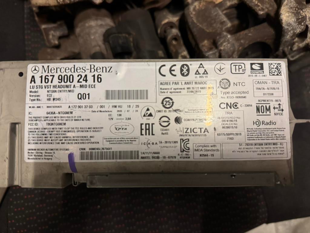 Mercedes NTG navigatiecomputer past op diverse modellen, Ophalen of Verzenden, Zo goed als nieuw