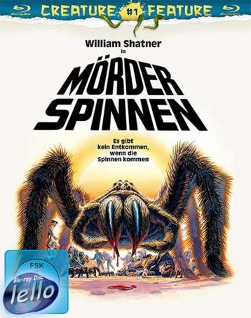Blu-ray: Kingdom of the Spiders (1977 William Shatner) DE NN beschikbaar voor biedingen