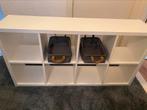 KALLAX open kast 77x147cm met 2 mandjes – nette staat, Huis en Inrichting, Kasten | Wandmeubels, Ophalen, Zo goed als nieuw, 25 tot 50 cm