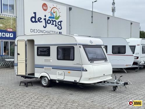 Hobby Classic 400 TM - Voortent + Uitbouw, Caravans en Kamperen, Caravans, tot en met 4, 750 - 1000 kg, Treinzit, Hobby, Overige typen