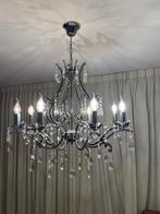 Elegante Kroonluchter met Kristallen, Huis en Inrichting, Ophalen, Zo goed als nieuw, Metaal