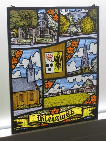 Bleiswijk Glas In Loodraam / Gebrandschilderd Gemerkt beschikbaar voor biedingen
