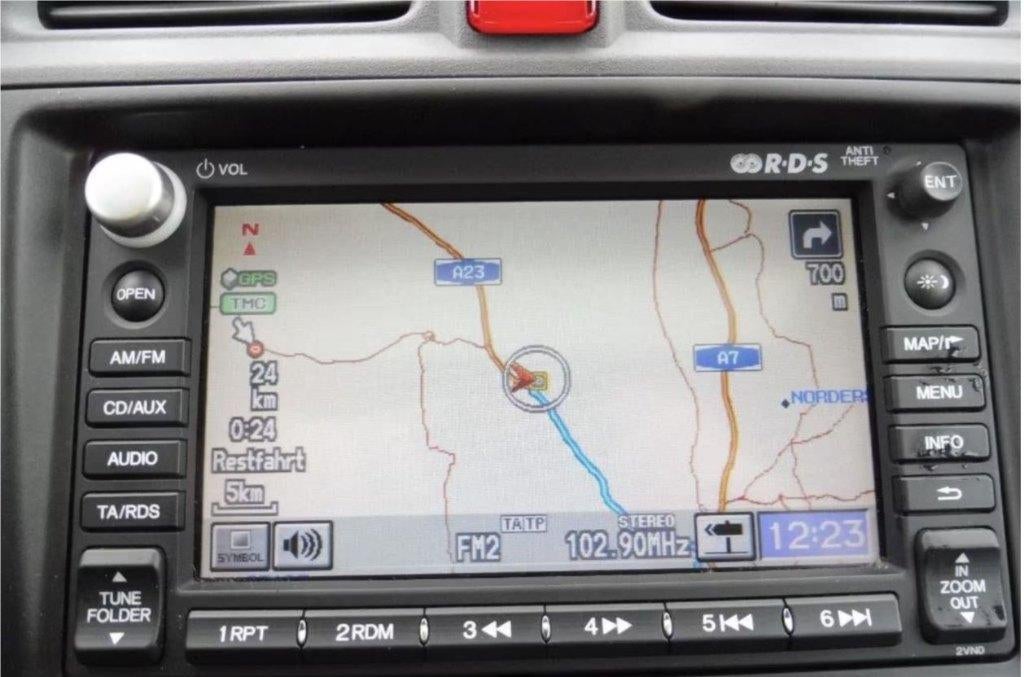 Honda Navigatie Europa 2018, oost west, Verzenden, Zo goed als nieuw, Update